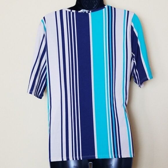 Pierre Cardin Striped Blouse  - Picture 3 of 6